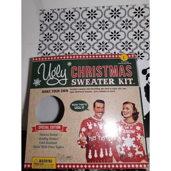 Nwt ugly Christmas sweater kit large - Picture 1 of 4